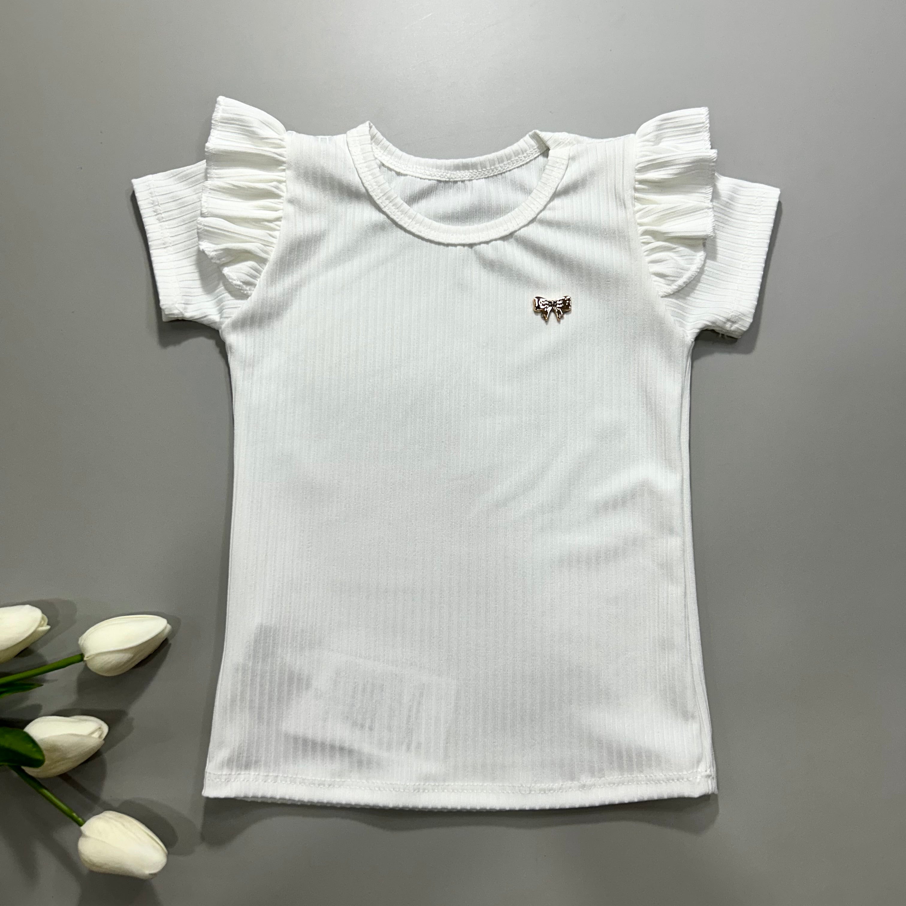 Blusinha Canelada - Baby & Cia