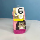 Kit Meia Cano Curto Estampada - Cia da Meia