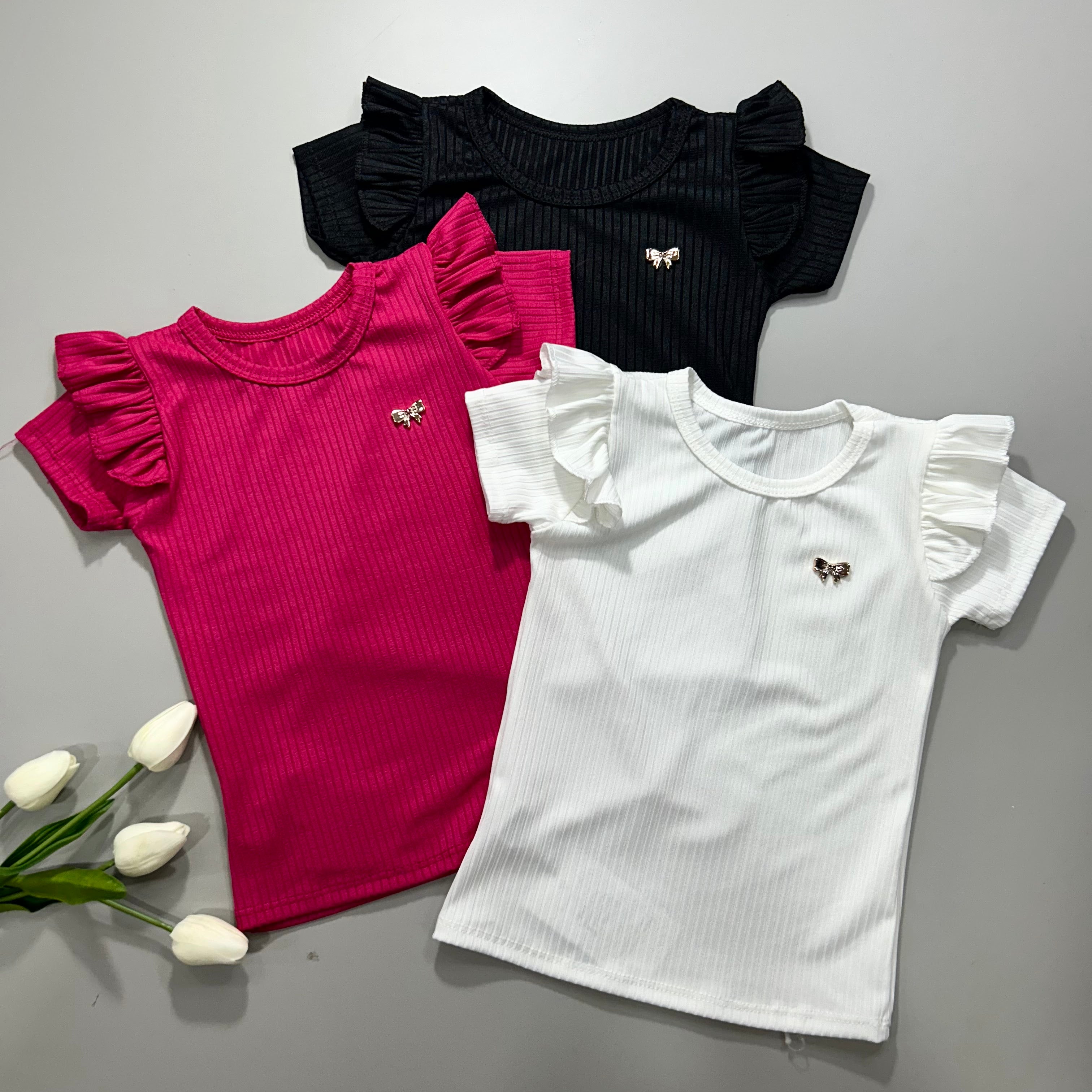 Blusinha Canelada - Baby & Cia